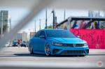 Volkswagen Passat in Blue on Vossen Wheels (LC-109T) 2017 года